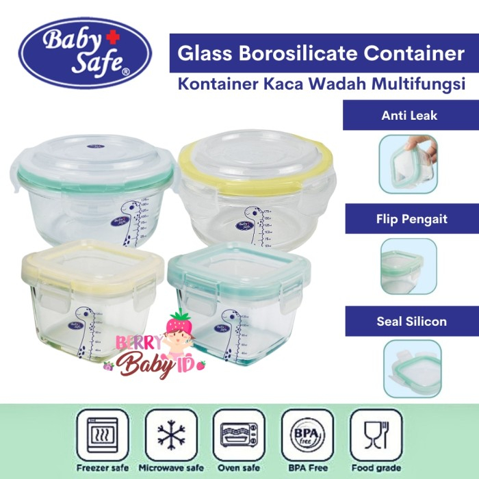 Jual Berry Baby - Baby Safe Glass Container Kontainer Kaca Wadah ...