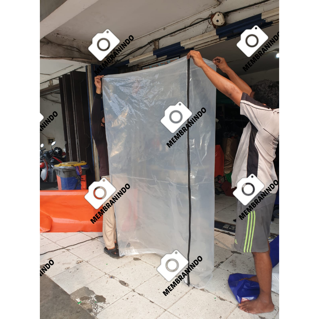 Jual TERPAL/PLASTIK BENING TUTUP ETALASE/RAK/MESIN BERBAGAI UKURAN ...