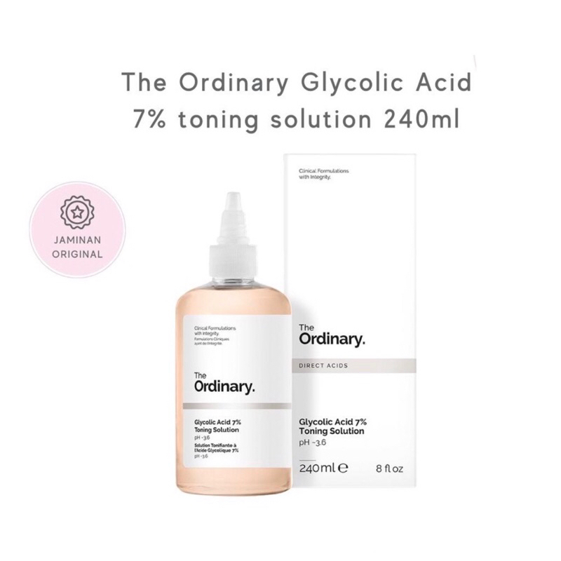 Jual The Ordinary Glycolic Acid 7 Toning Solution 240ml Shopee Indonesia 4885