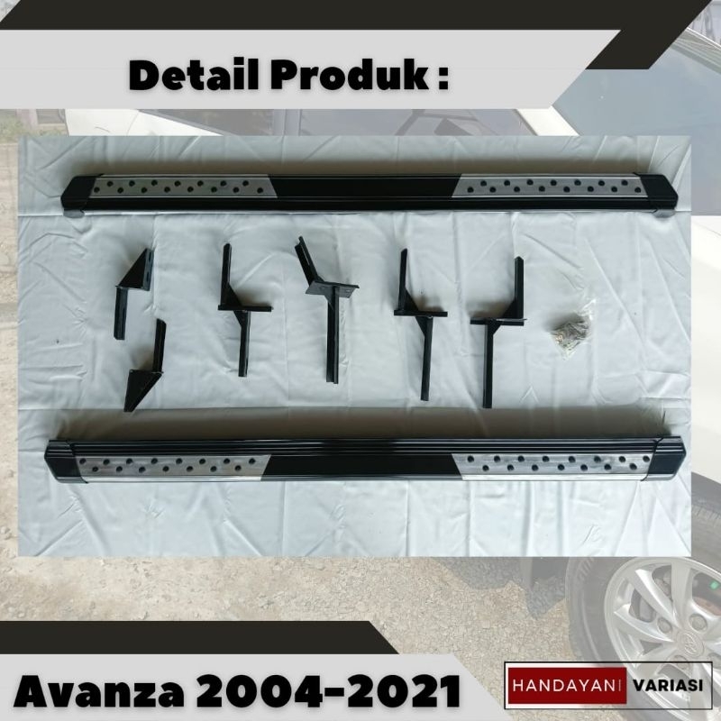 Jual Footstep Injakan Samping Mobil Avanza Xenia 2004-2021 Model Bintik ...