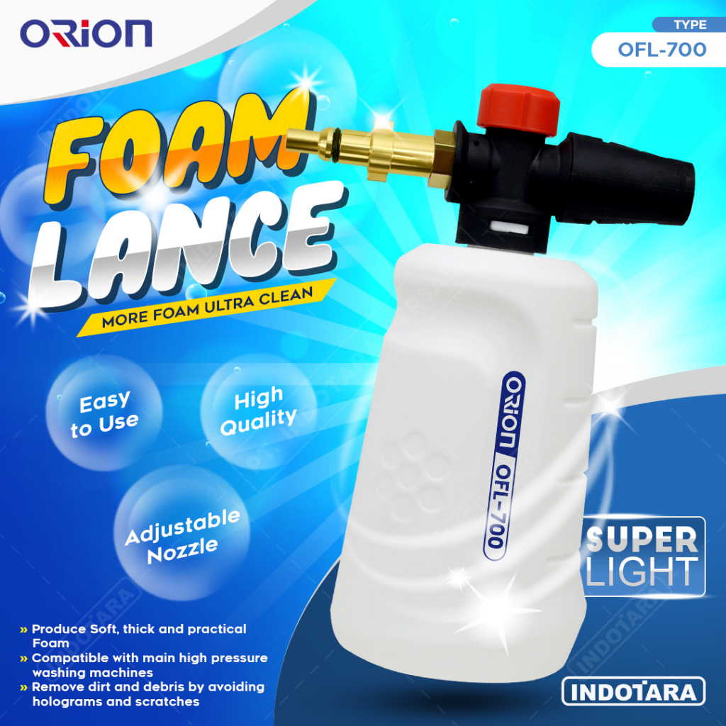Jual Foam Lance Snow Wash Jet Cleaner Orion OFL700 Shopee Indonesia