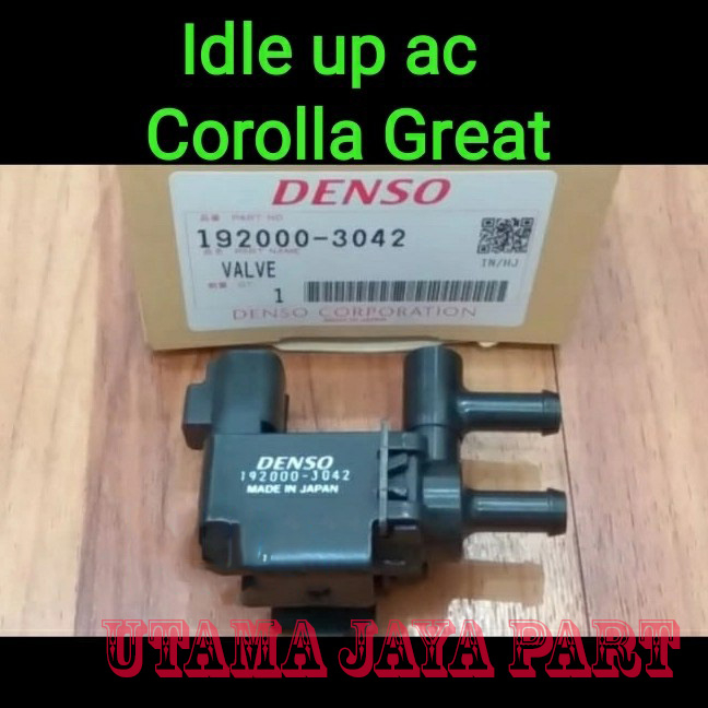 Jual solenoid vacum valve switch idle up ac great all new corolla altis