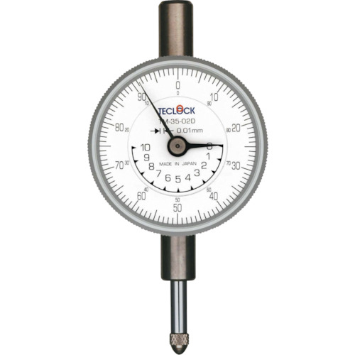 Jual Teclock small dial gauge measuring range 0-10mm TM-35-02D | Shopee ...