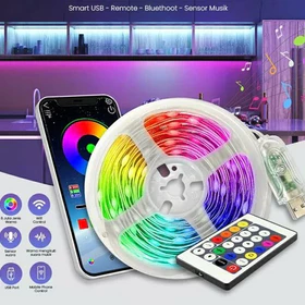 Lampu String Light Led 10 Meter Usb Remote Lampu Hias Dekorasi Rgb Led