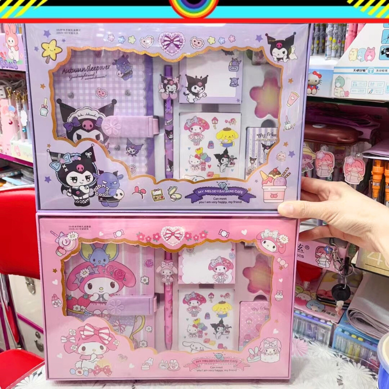 Jual Gift Set Sanrio Kado Ulang Tahun Lucu Set Diary Kuromi Diary Book