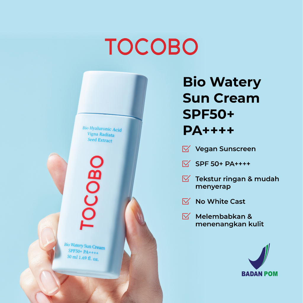 Jual TOCOBO Bio Watery Sun Cream SPF50+ PA++++ | Shopee Indonesia
