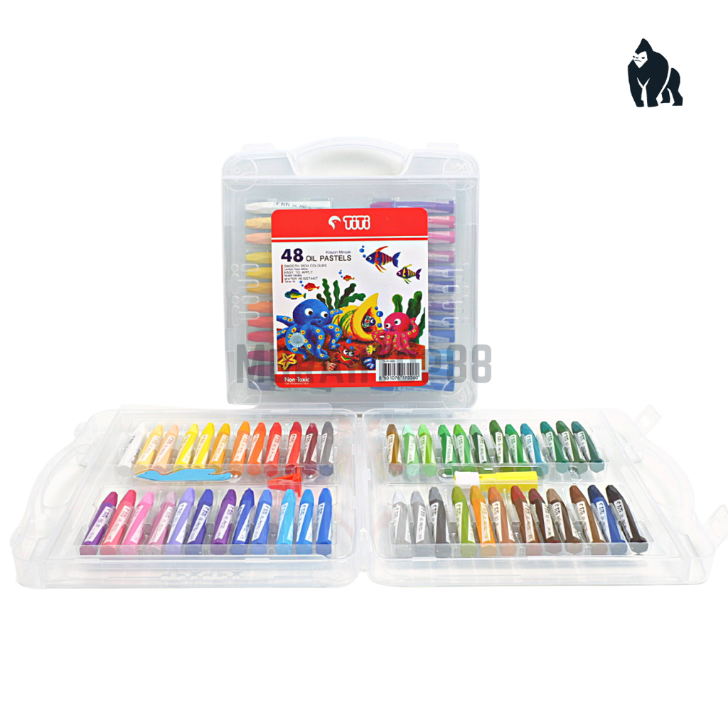 Jual Crayon Titi 48 Warna Oil Pastel Krayon Mewarnai 48 W HARGA PER