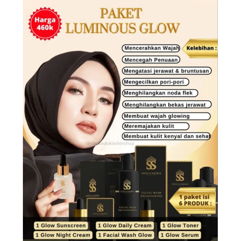 Jual Ss Skin Paket Luminos Glowing Sheila Saukia Skincare Shopee Indonesia 3073