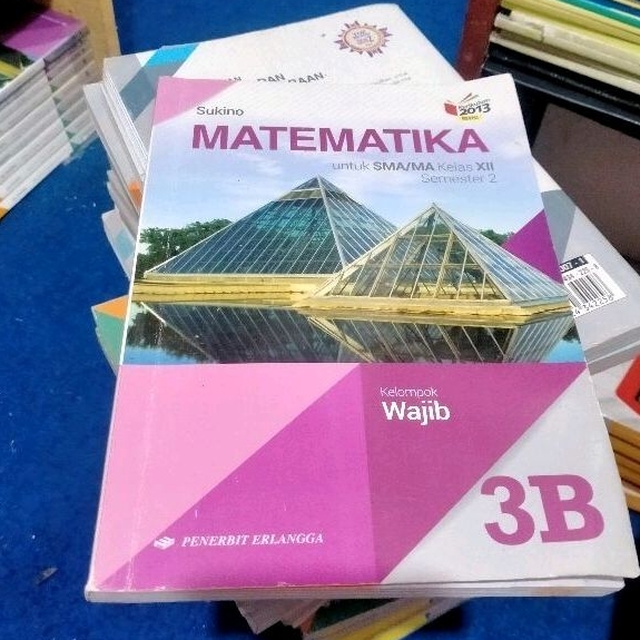 Jual Buku Matematika Kelas 3 B SMA/MA Kurikulum K13N Penerbit Erlangga ...