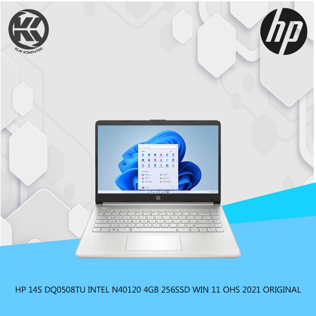 Jual Hp 14s Dq0508tu Intel N4020 4gb 256ssd Win 11 Ohs 2021 Original Shopee Indonesia 9178