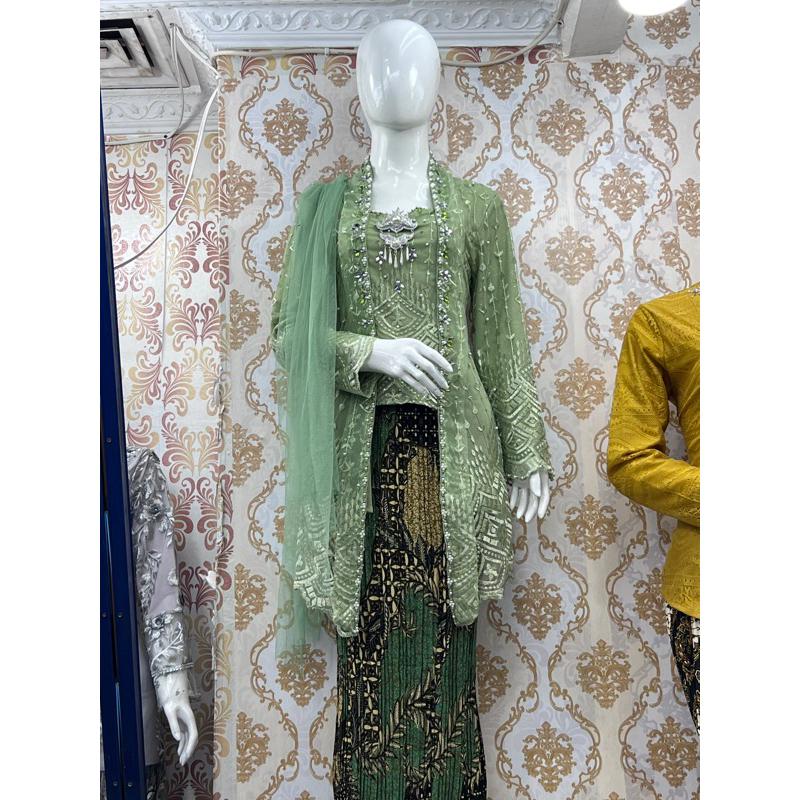 Jual New Kebaya Kutu Baru Set Kutu Baru Payet Kebaya Modern