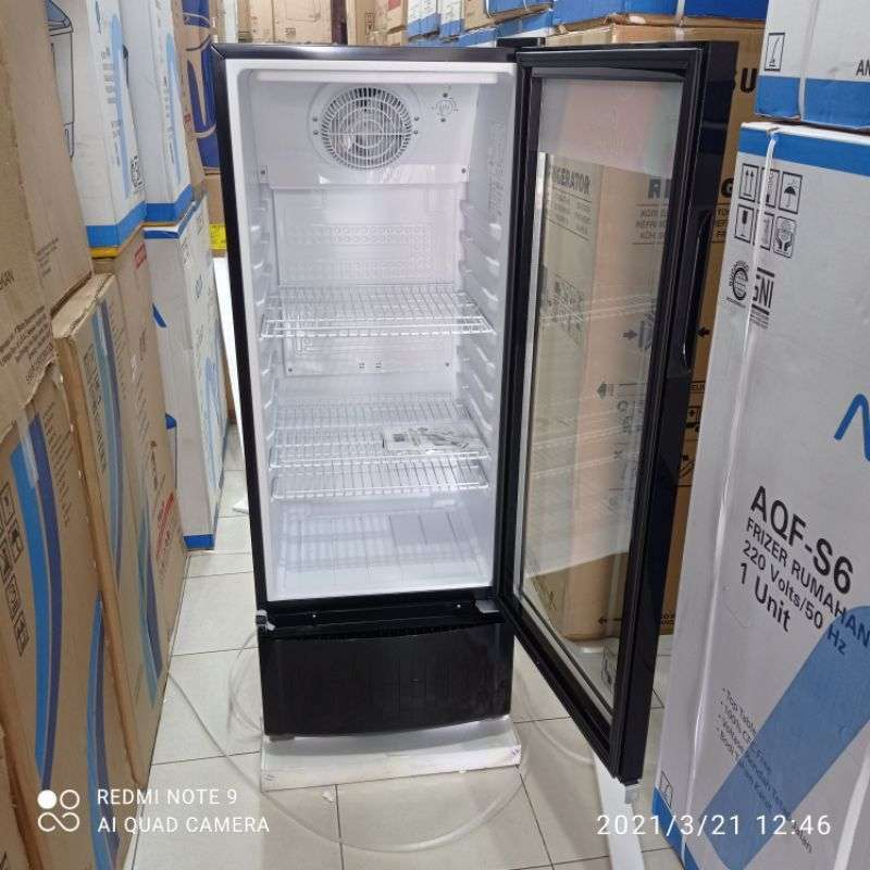 Jual Showcase RSA By GEA AGATE 200 Display Cooler 192 Lter 3 RAK Anti ...