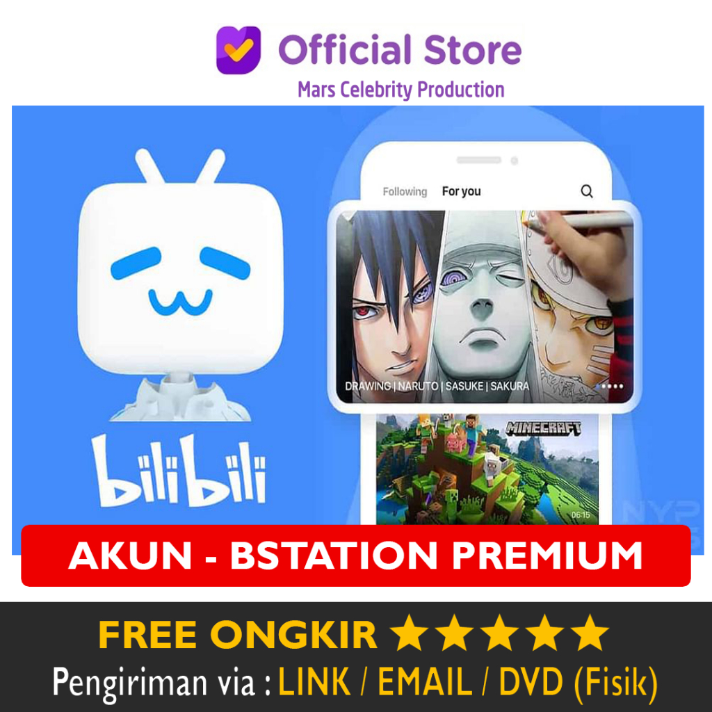 Jual Akun Bstation Bilibili TV Premium B-Station Bili Bili Account ...