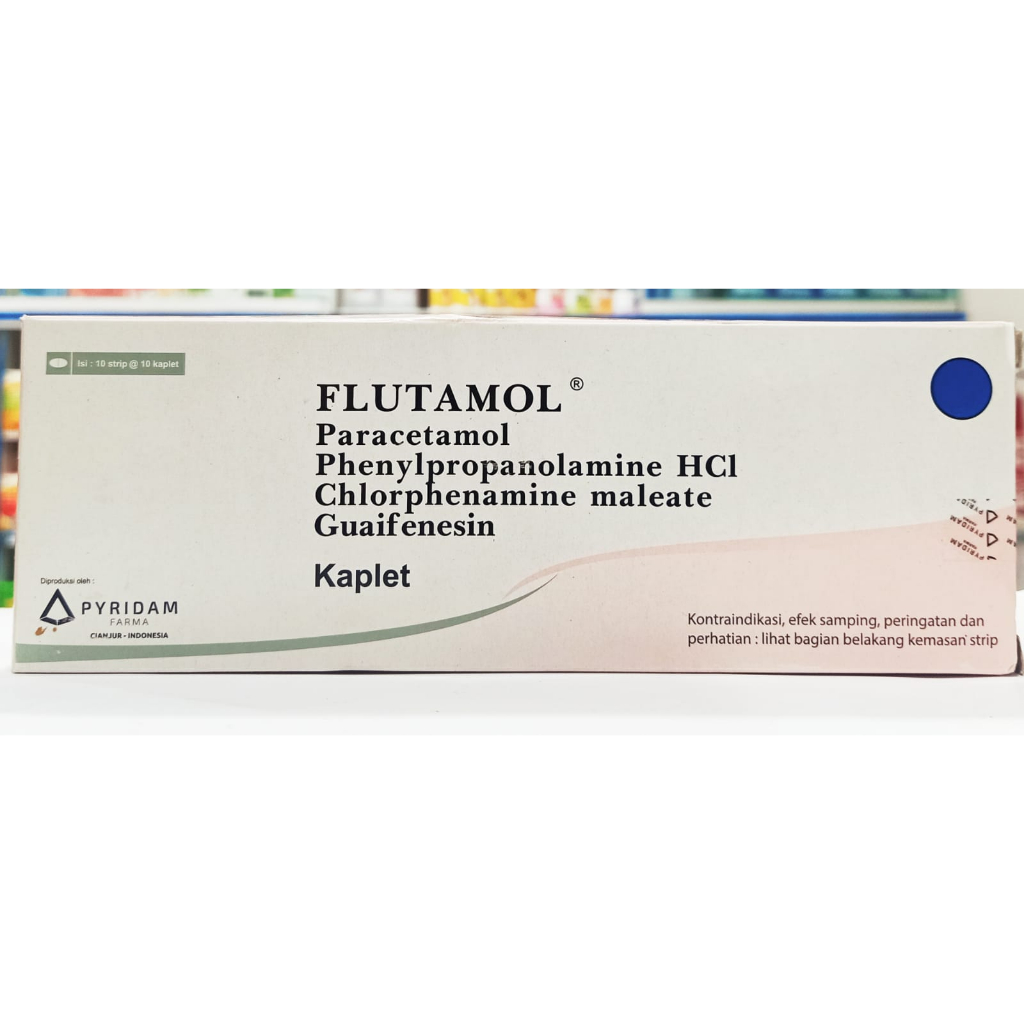 Jual Flutamol 𝟏 𝐊𝐎𝐓𝐀𝐊 𝐈𝐒𝐈 𝟏𝟎𝟎 𝐓𝐀𝐁𝐋𝐄𝐓 - Obat Demam Flu Demam Batuk