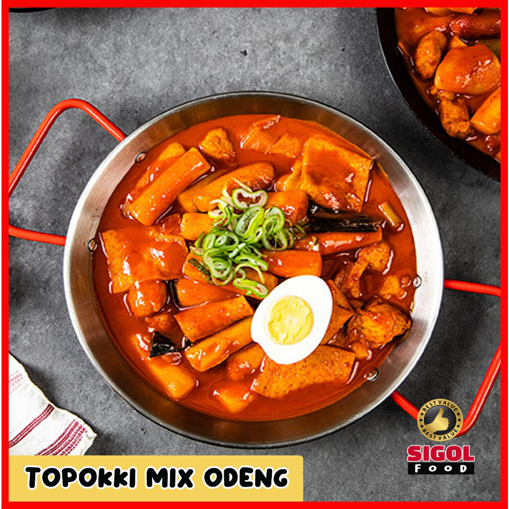 Jual Topokki Mix Odeng- Paket Dul 1kg- Topokki Odeng Bumbu Gochujang ...