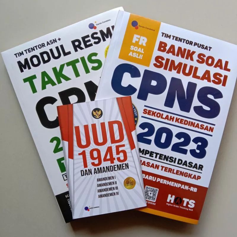 Jual BUKU PAKET HEMAT CPNS 2023 3in1 / MODUL RESMI TAKTIS CPNS 2023 ...