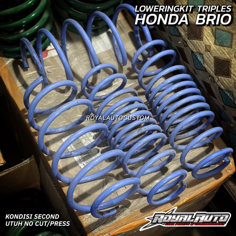 Jual PER LOWERINGKIT HONDA BRIO TRIPLE S SUSPENSION Shopee Indonesia