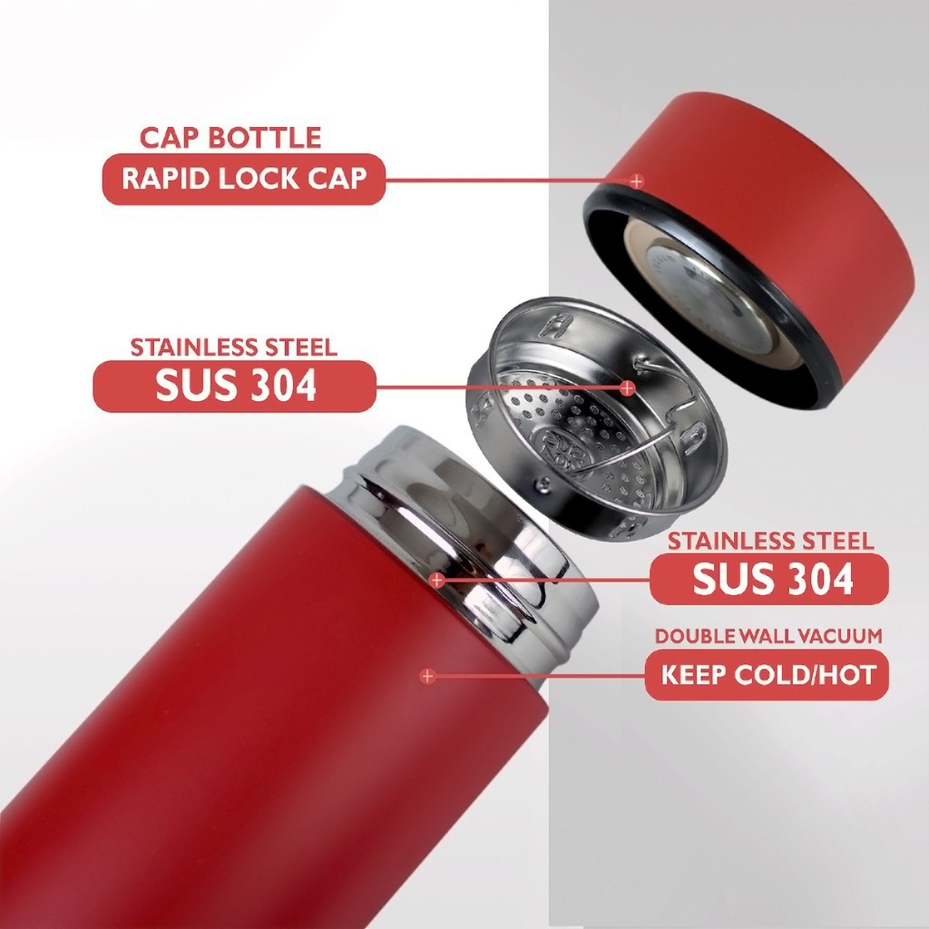 Jual MATOUGUI-Botol Minum Termos Stainless Steel Tahan Suhu Tinggi ...
