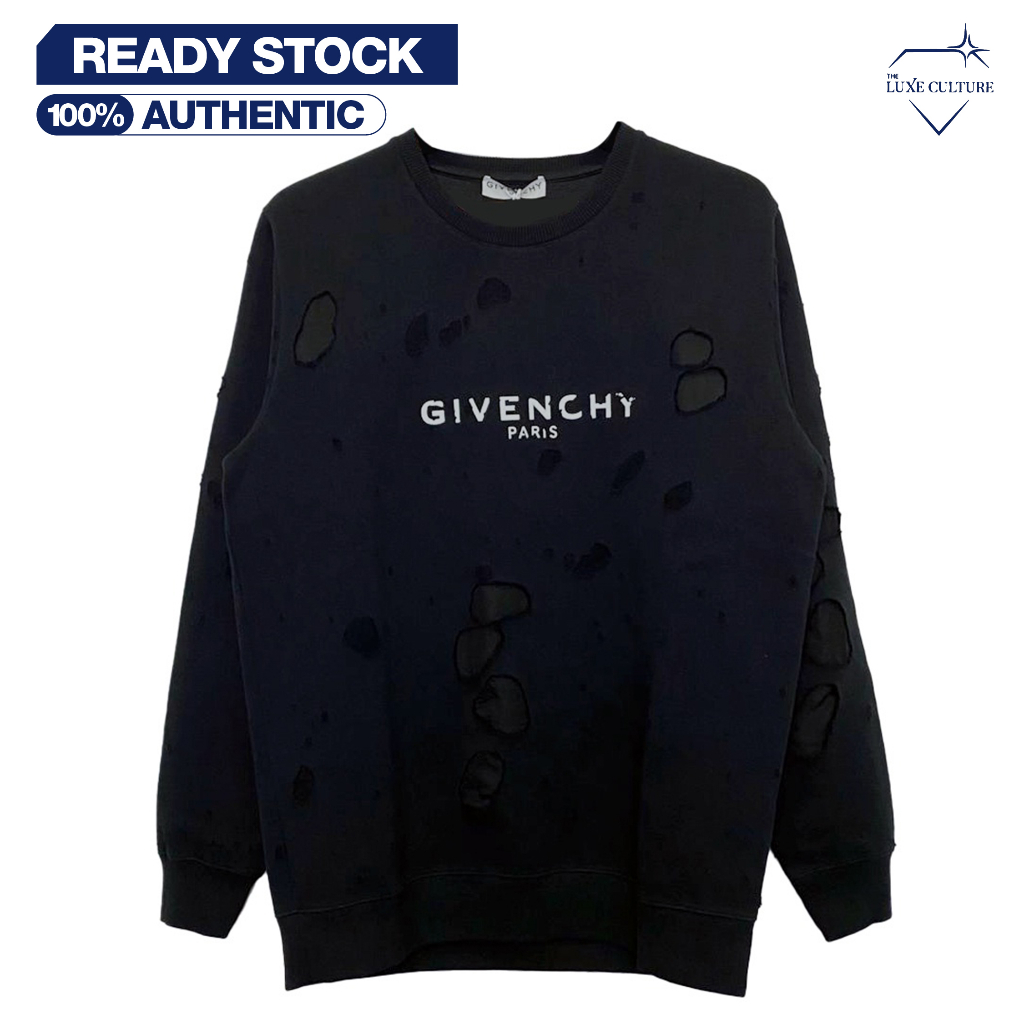 Givenchy sweater ripped sale