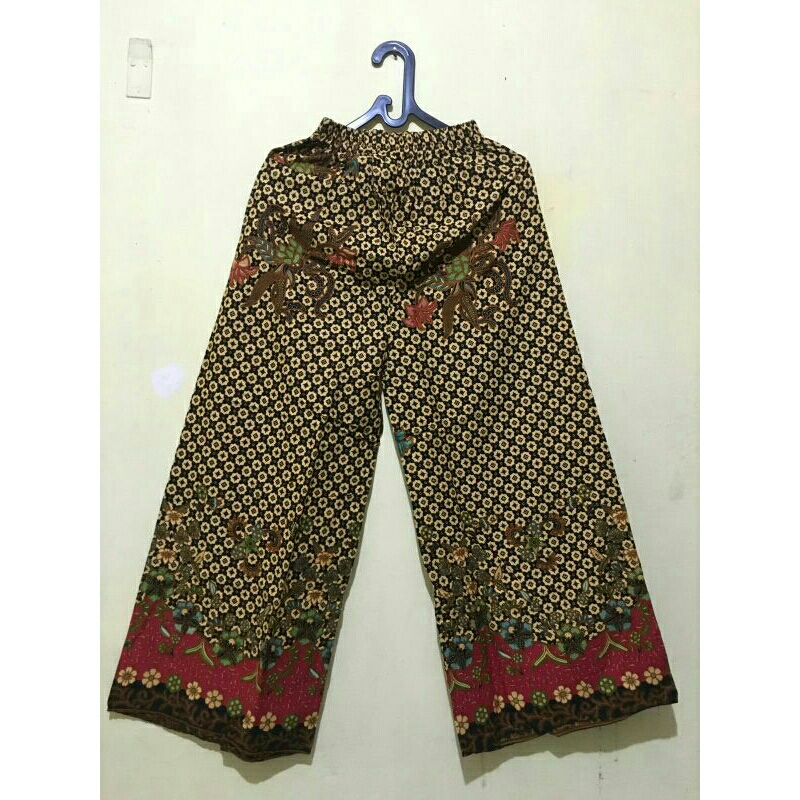 Jual Preloved Celana Kulot Batik Wanita Shopee Indonesia