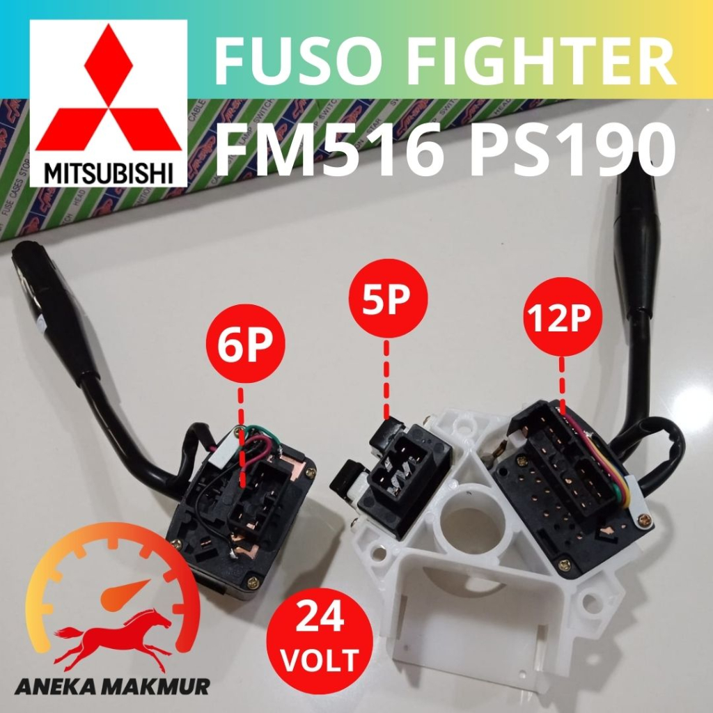 Jual SAKLAR SEN MITSUBISHI FUSO FIGHTER TRUK PS190 TURN SIGNAL SWITCH ...