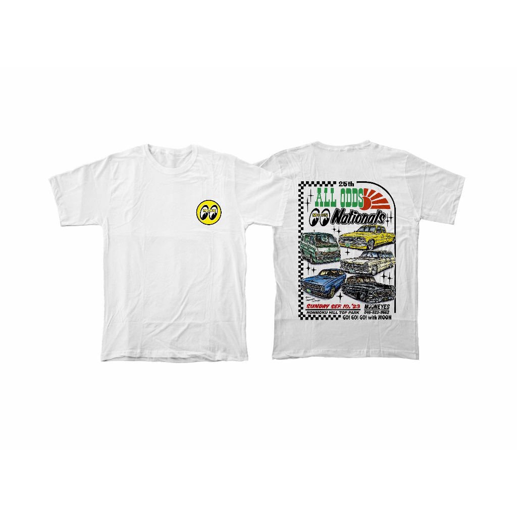 宅送][宅送]ムーンアイズ 25th ALL ODDS Nationals 2023 ポロシャツ トップス