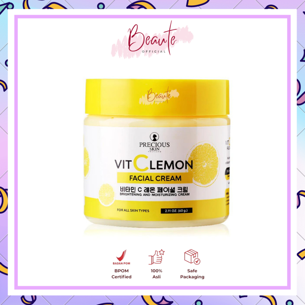 Jual Precious Skin Vitamin C Lemon Facial Cream Shopee Indonesia