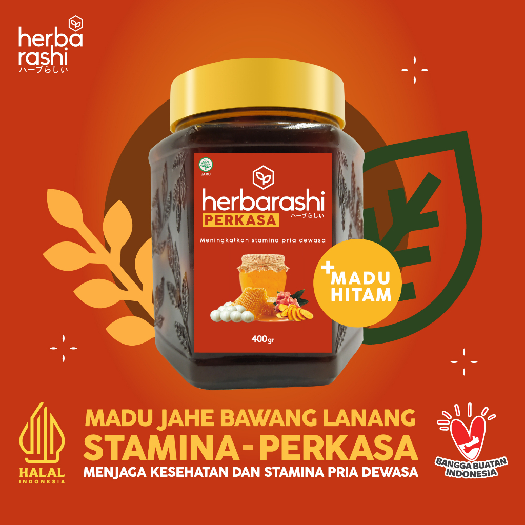 Jual Herbarashi Perkasa Herbal Vitalitas Pria Madu Hitam 400ml Shopee