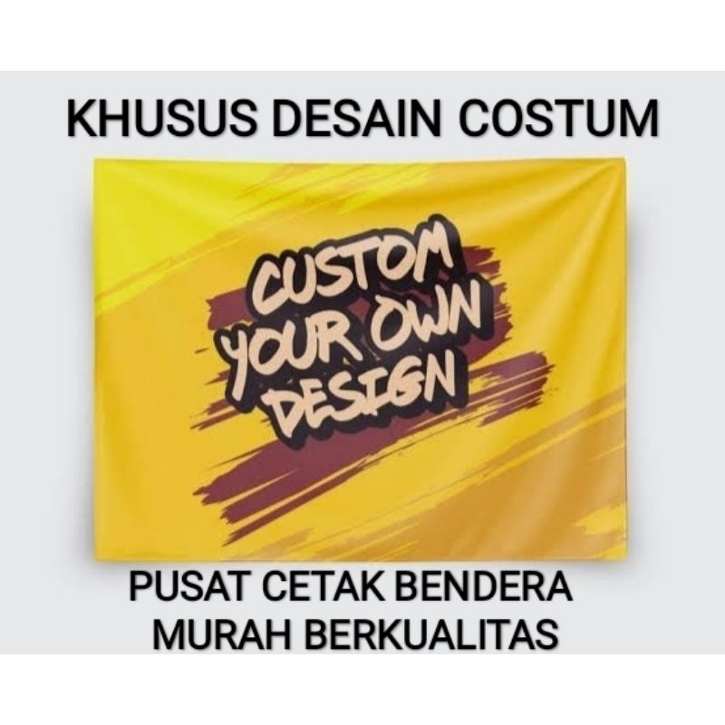 Jual Cetak Bendera Custom Pakai Desain Sendiri Giantflag Custom