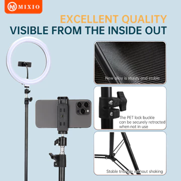 Mixio 3521 Paket Komplit Tripod 2M Remot Bluetooth Ball Head Bag