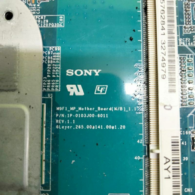 Jual motherboard mainboard mobo mesin normal Notebook Sony PCG-21314W ...