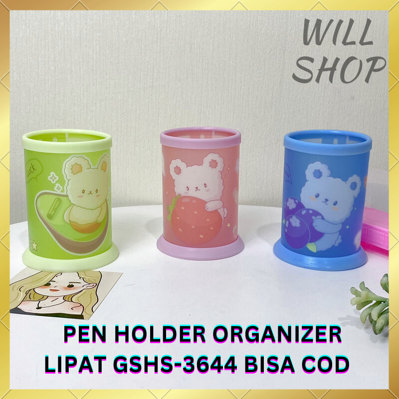 Jual Desk Set Pen Holder Organizer Lipat Gshs 3644 Tempat Penyimpanan