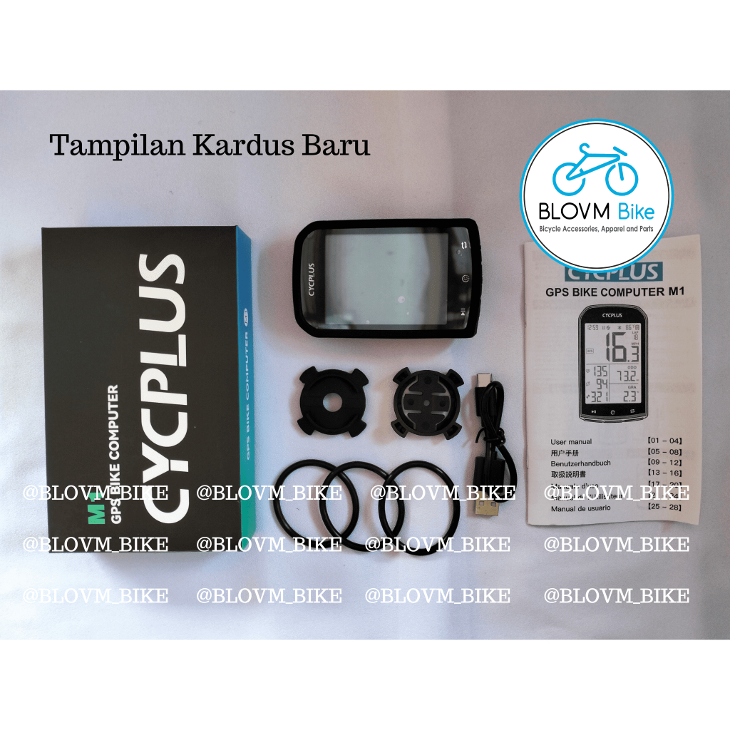 Jual Cycplus M1 Speedometer GPS Sepeda Cycling Computer WIRELESS 4.0