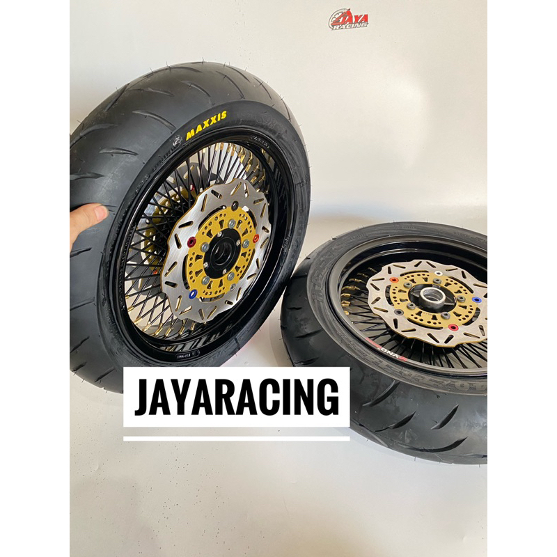 Jual sepaket velg custom double disc tapak lebar Benelli patagonian ...
