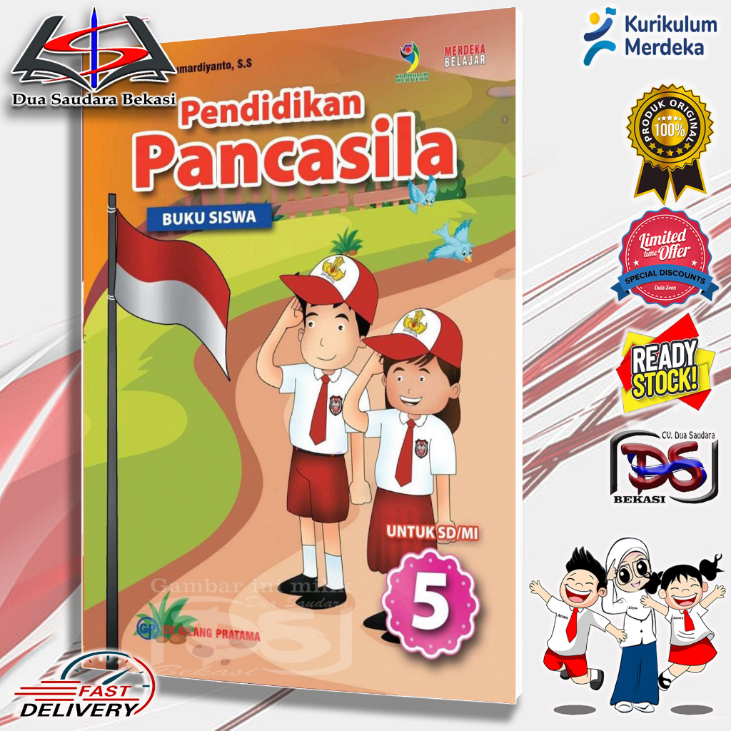 Jual K-Mer Pend. Pancasila Kls 5 SD GP - Pendidikan Pancasila Kelas 5 ...