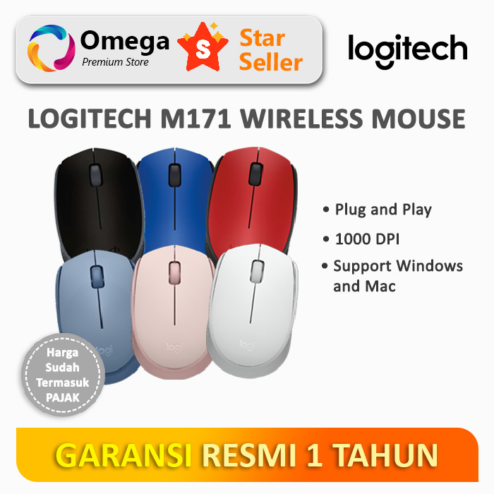 Jual Logitech M171 Wireless Mouse | Shopee Indonesia