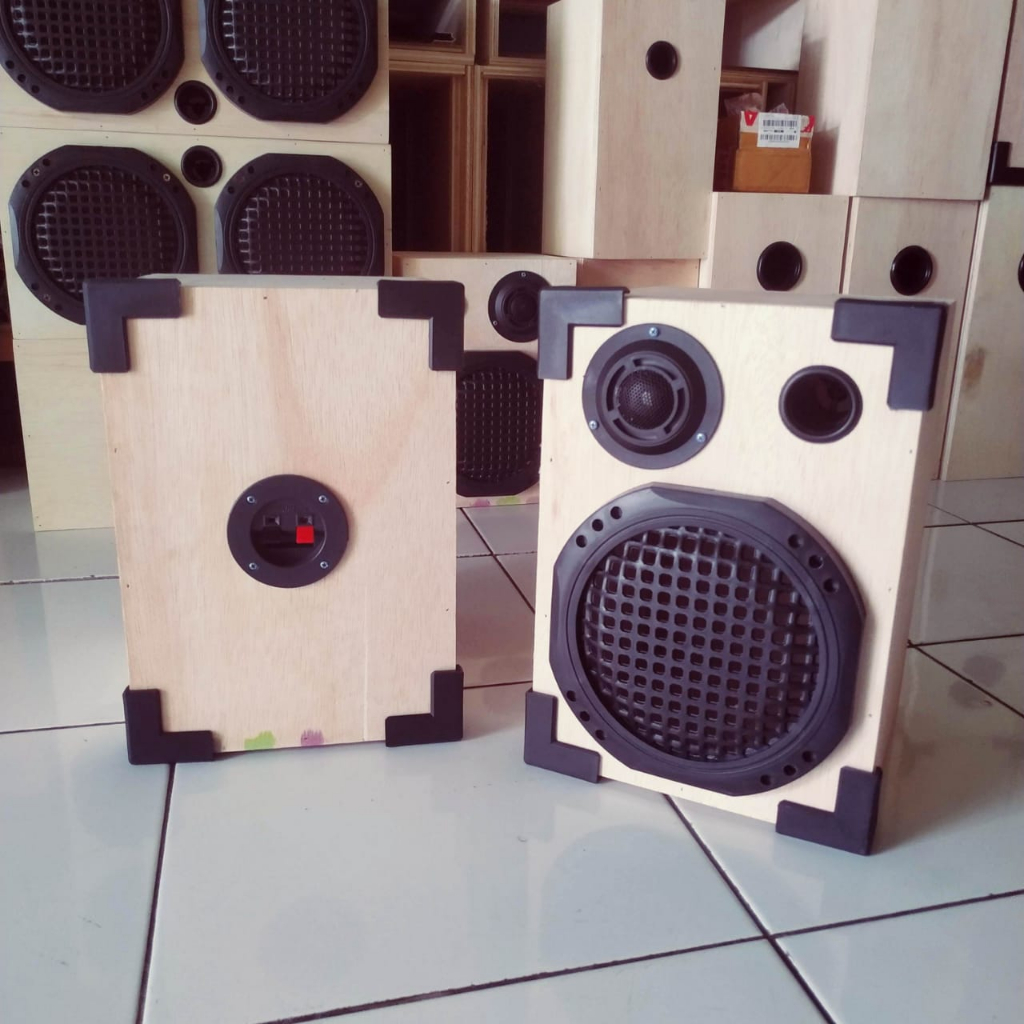 Jual Box speaker 6 inch + tweeter 2 way | Shopee Indonesia