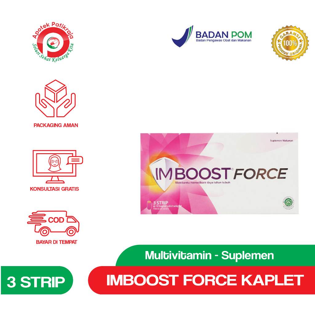 Jual Imboost Force Strip 10 Kaplet Shopee Indonesia