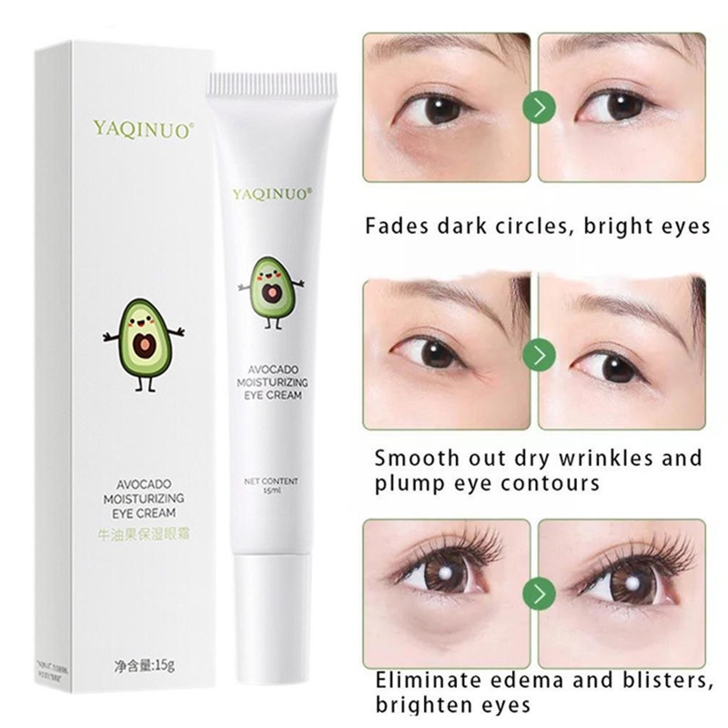 Jual YAQINUO Avocado Eye Cream KRIM PENGHILANG MILIA LEMAK BAWAH MATA
