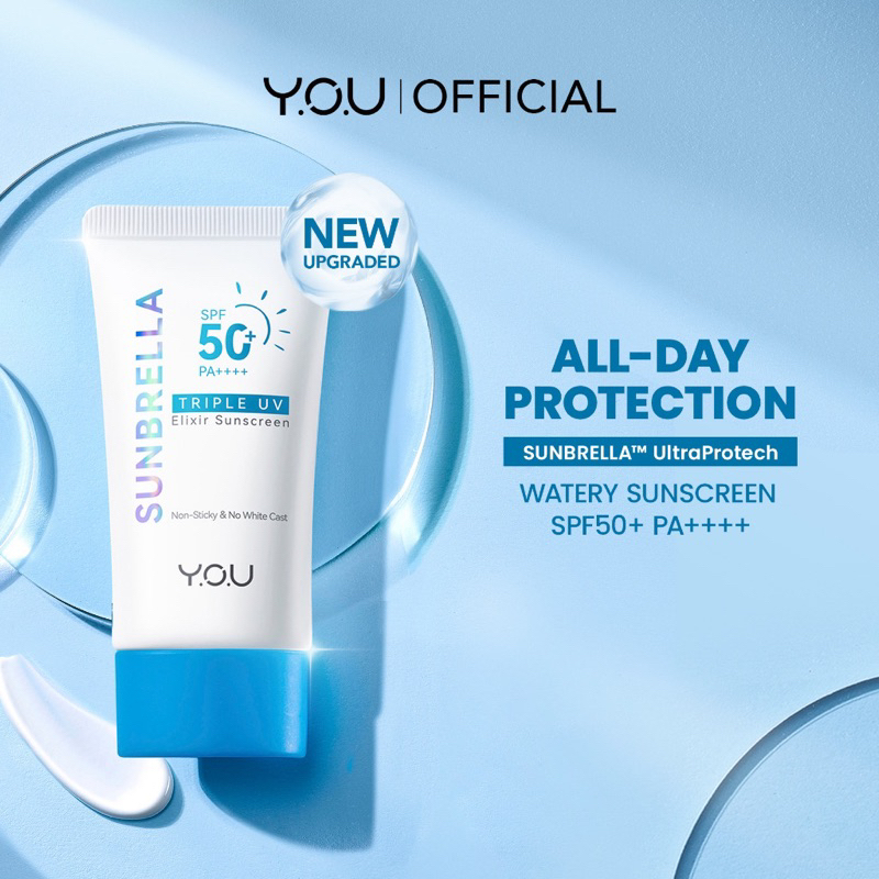 Jual YOU SUNBRELLA TRIPLE UV ELIXIR SUNSCREEN SPF 50+ PA++++ / YOU SUN ...