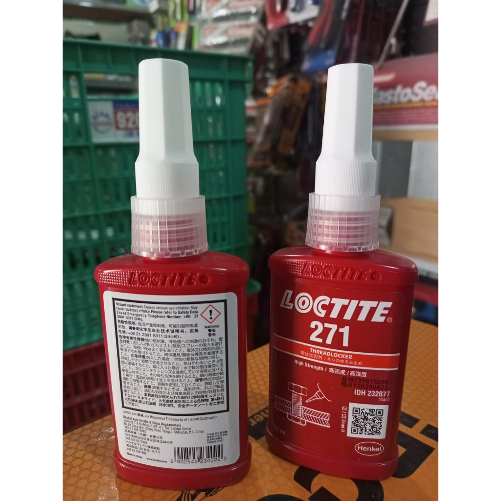 Jual LOCTITE 271 Threadlocker Henkel Lem Baut 50 ml Shopee Indonesia