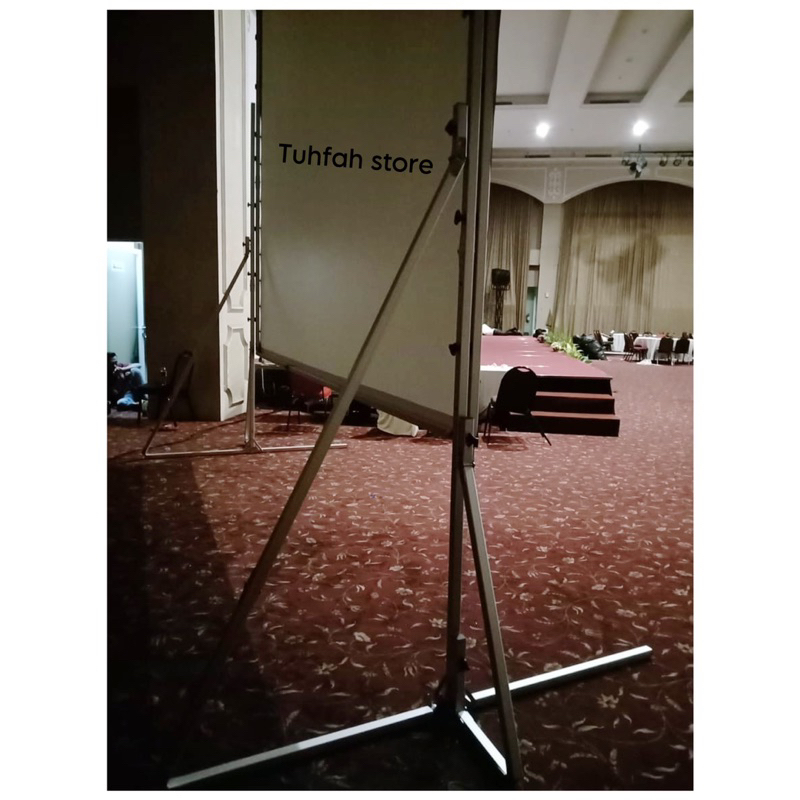 Jual Fast Fold Screen 4 x 6 m Fastfold Combo Front Rear 300 inch Layar ...