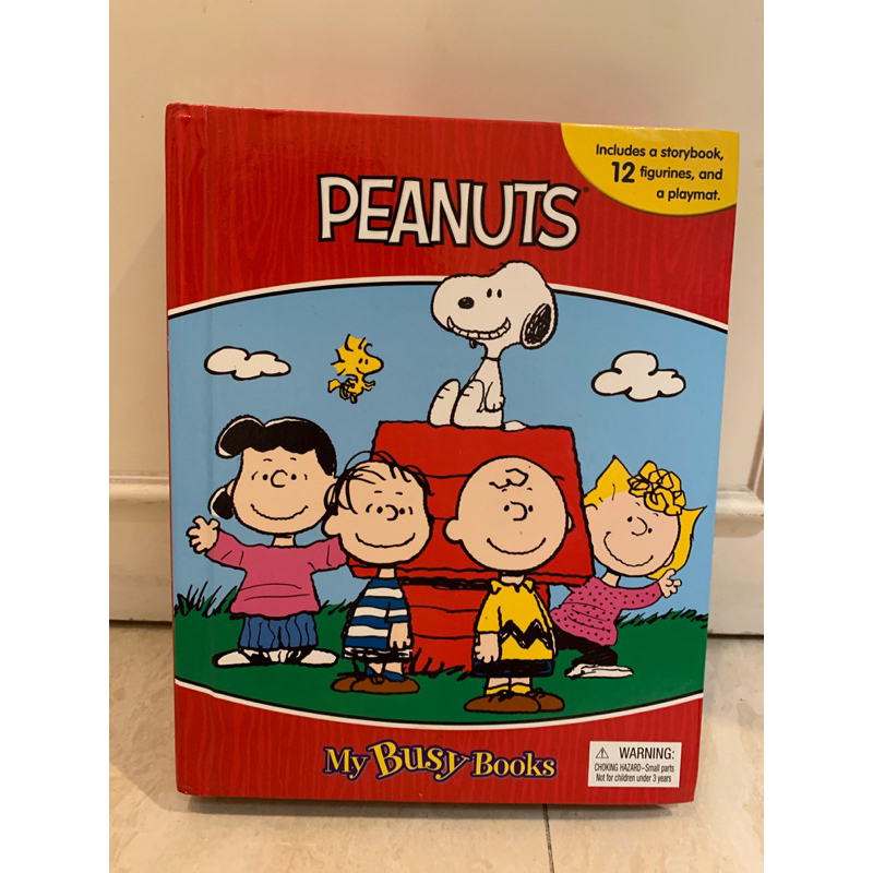 Jual MY BUSY BOOK SNOOPY PEANUTS includes a storybook, 12 figurines and ...