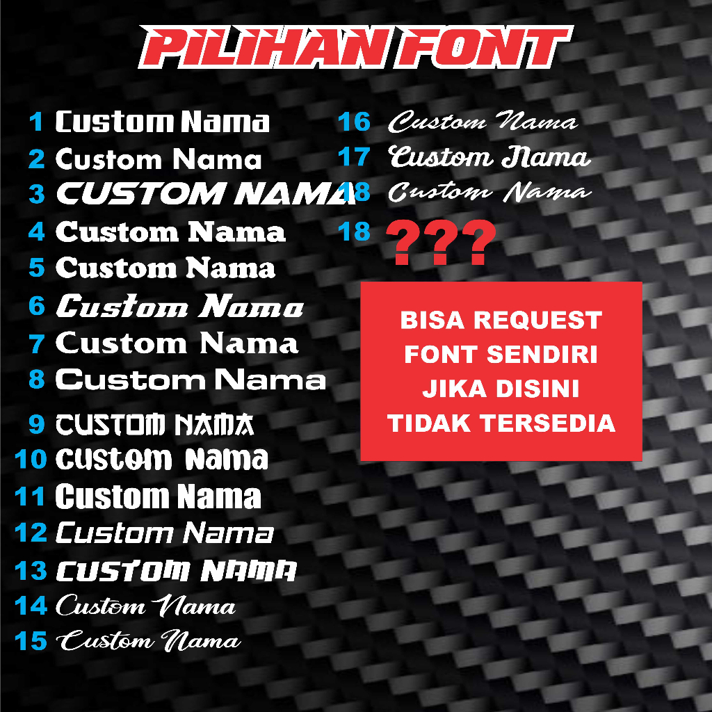 Jual Cutting sticker - Stiker nama sosmed instagram channel youtube ...