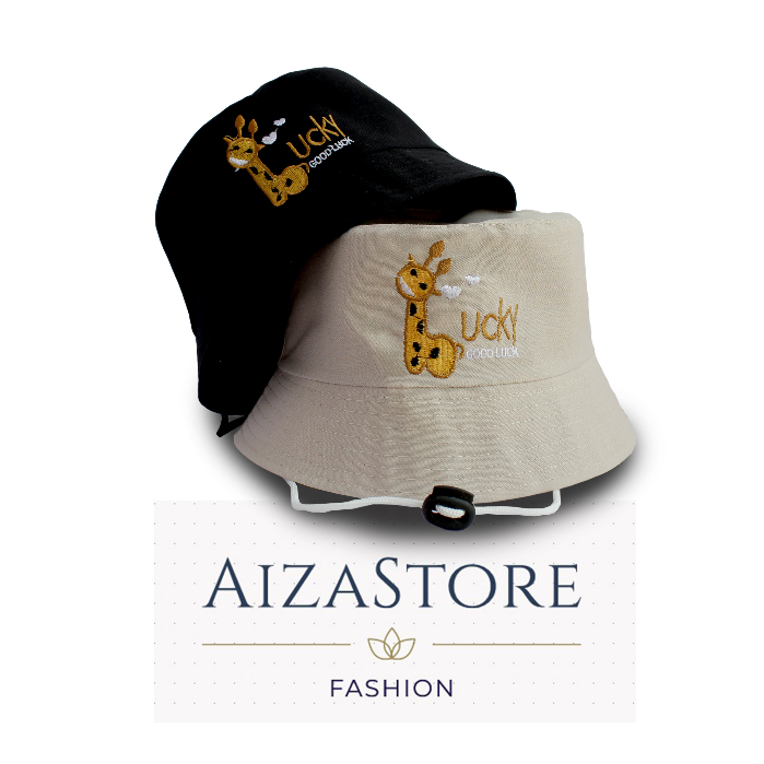 Jual Topi Bucket Anak Tali Bordir GOOD LUCKY 2-10th Shopee Indonesia