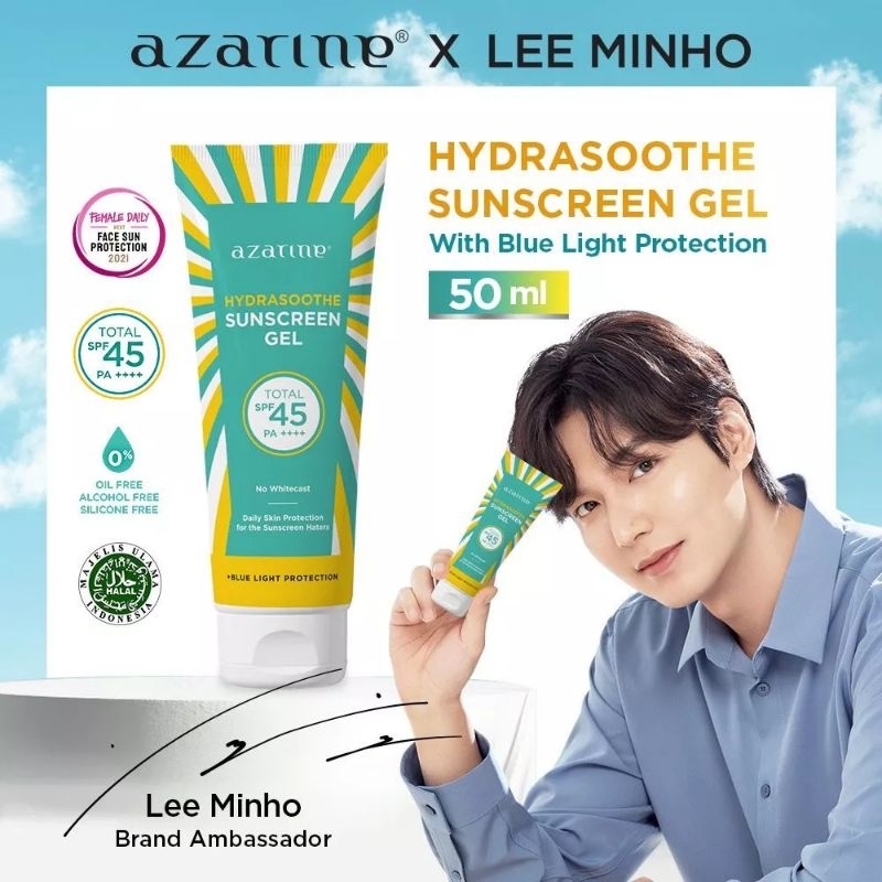Jual Azarine Sunscreen SPF 45 (50gr) ukuran Besar dan (30ml) ukuran ...