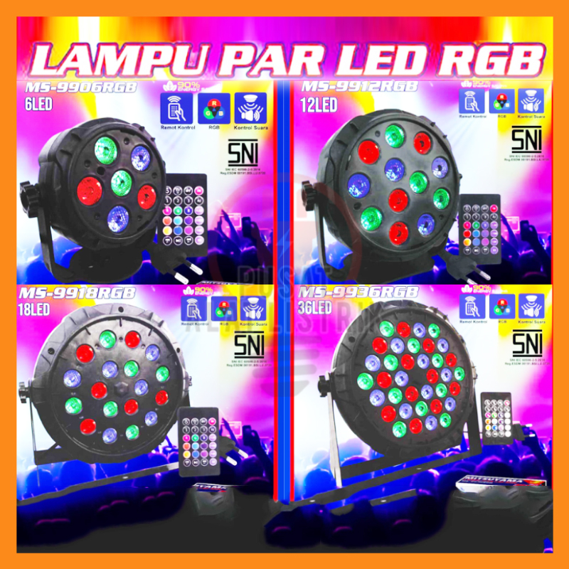 Jual Lampu Par Led Rgb Lampu Panggung Rgb Lampu Dekorasi Rgb Warna