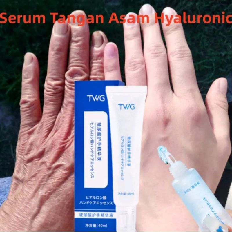 Jual (ORI100) TWG HYALURONIC ACID HAND ESSENCE SERUM TANGAN PELEMBAP