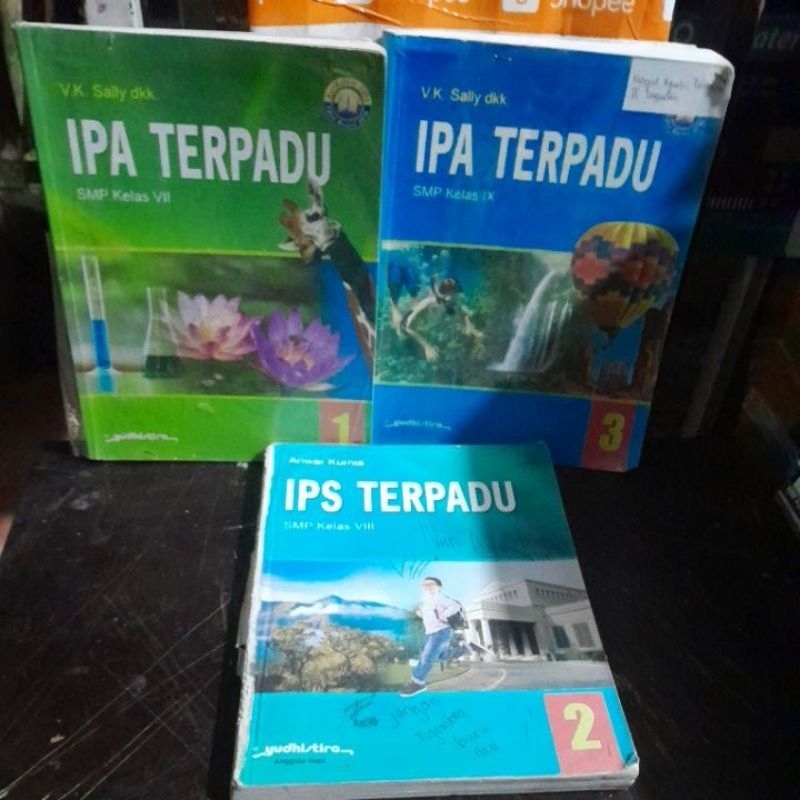 Jual Buku Ipa Terpadu Untuk Smp Kelas 78 Dan Ips Terpadu Kelas 8 Revisi Penerbit Yudistira