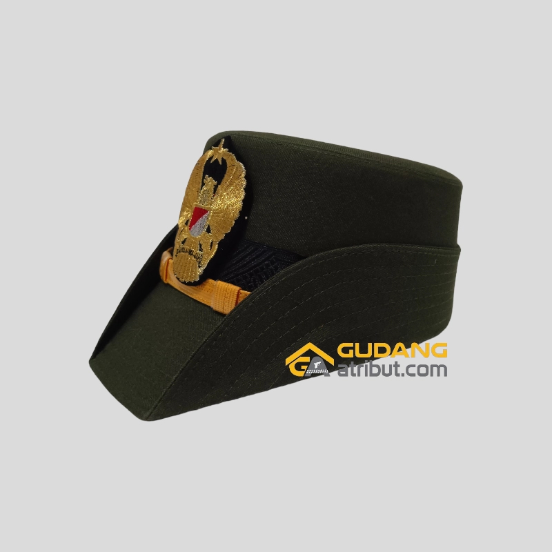 Jual Topi Pet Kowad Kuning TNI AD Jahitan Rapih Harga Murah | Shopee ...